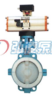 D671F46氣動(dòng)襯氟蝶閥
