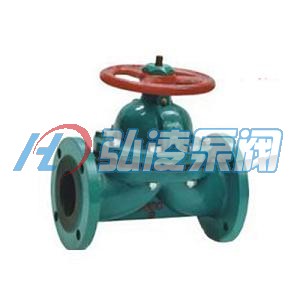 襯膠手動(dòng)隔膜閥